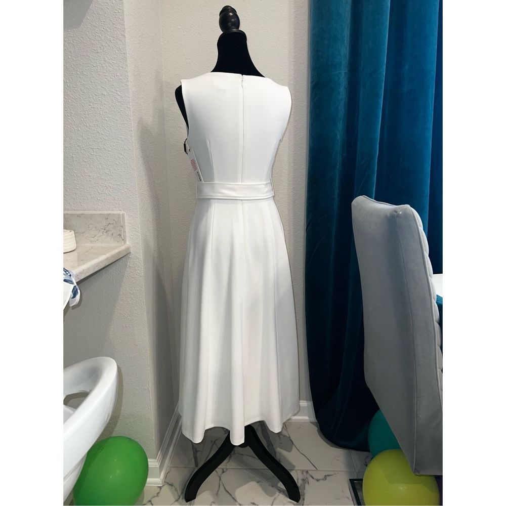 New Midi sleeveless A-line Calvin Klein dress - Picture 2 of 2